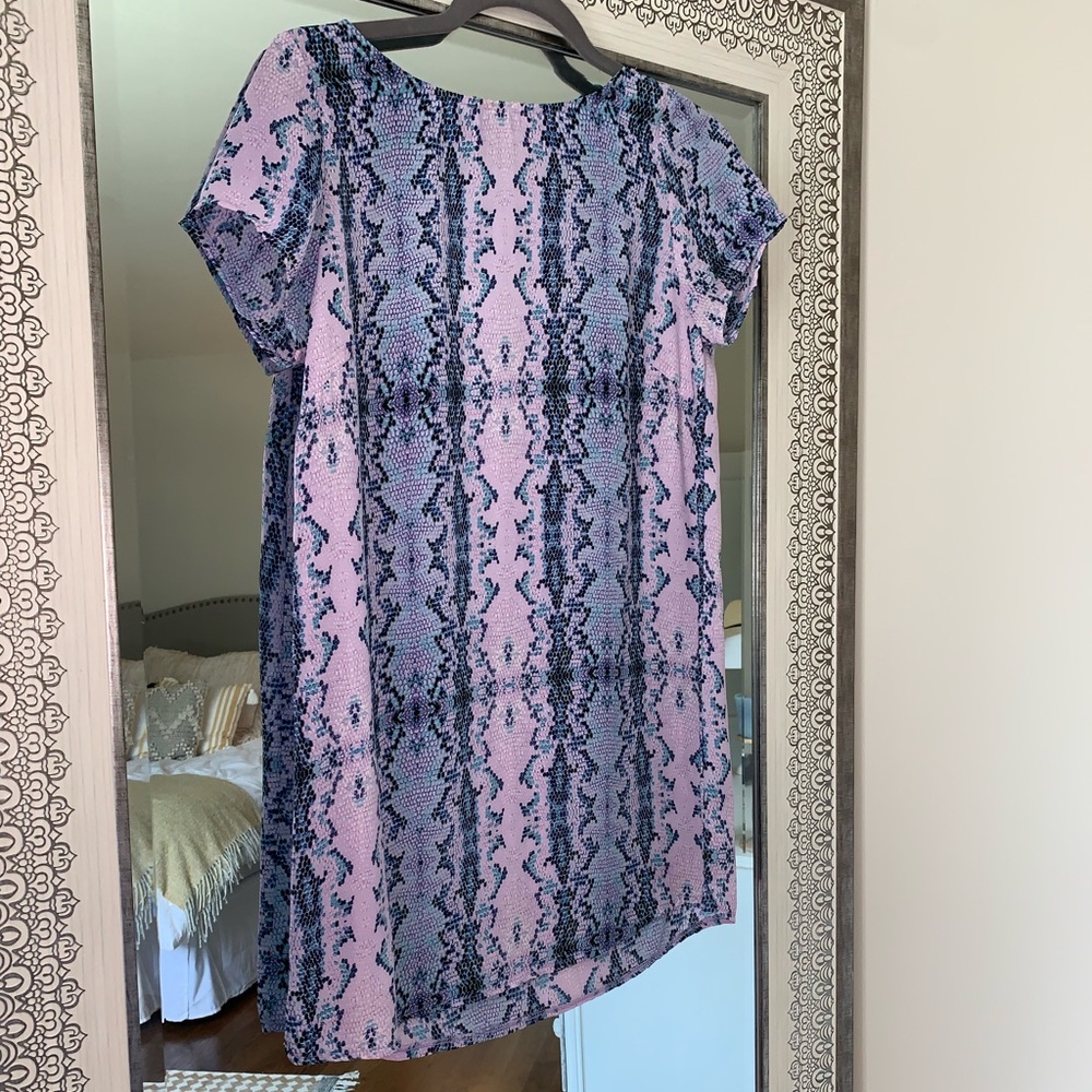 Snake skin design dress